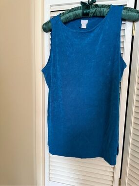 Chico's Teal Blue Sleeveless Tank Top